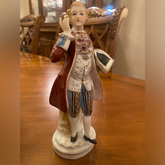 VINTAGE SET OF HAND PAINTED FERN OF JAPAN PORCELAIN FIGURINES - Picture 15 of 16